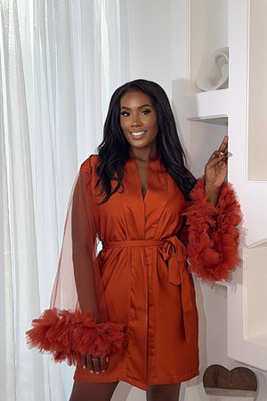 NOVA ROBE - Burnt Orange