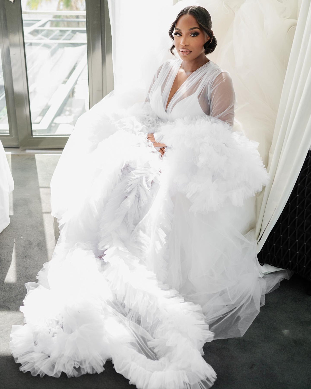 LAYLA BRIDAL ROBE set