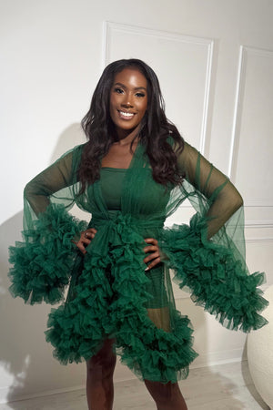 LOLA BRIDESMAID SET EMERALD GREEN