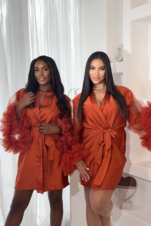 NOVA ROBE - Burnt Orange