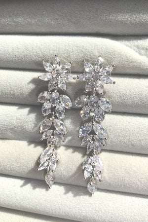 CLEO STATEMENT DROP BRIDAL EARRINGS