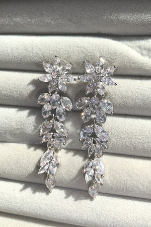 CLEO STATEMENT DROP BRIDAL EARRINGS