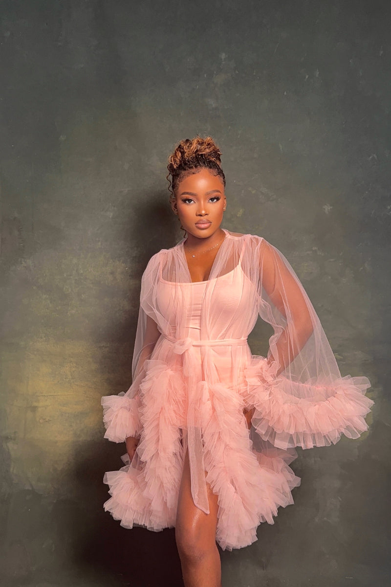 lola bridesmaid set blush