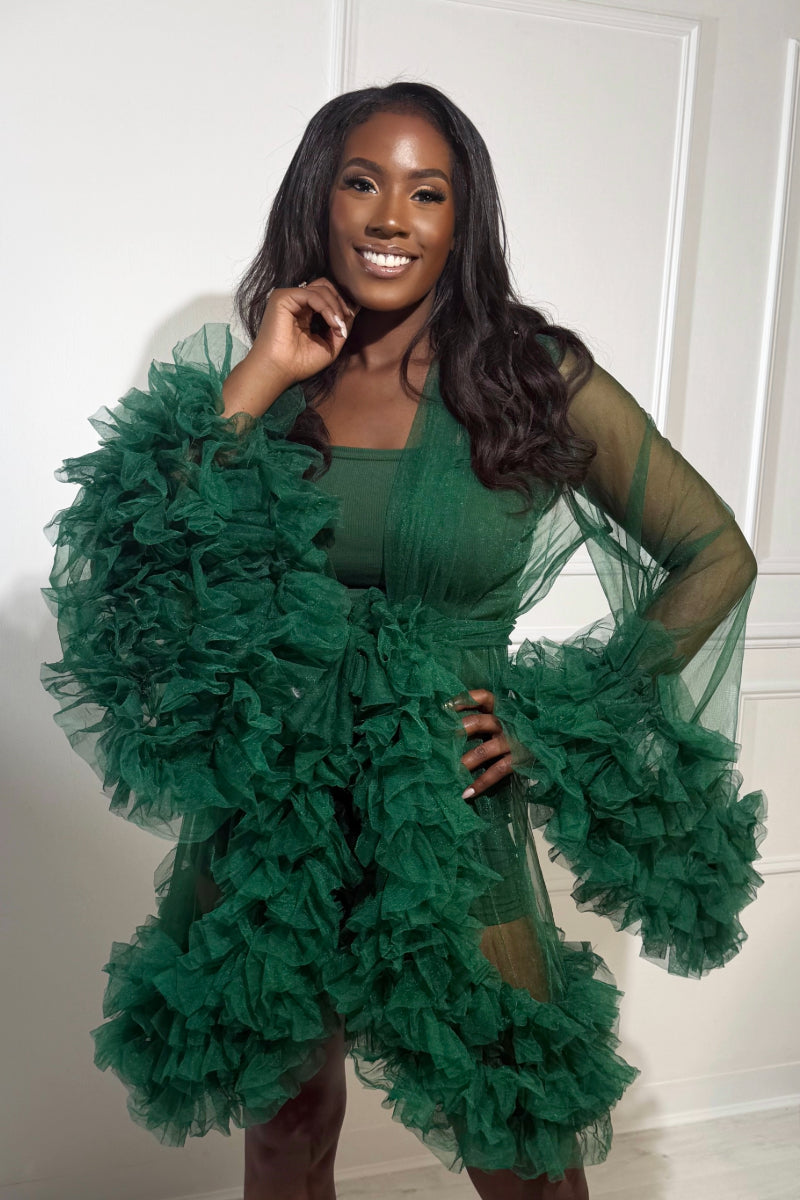 LOLA BRIDESMAID SET EMERALD GREEN