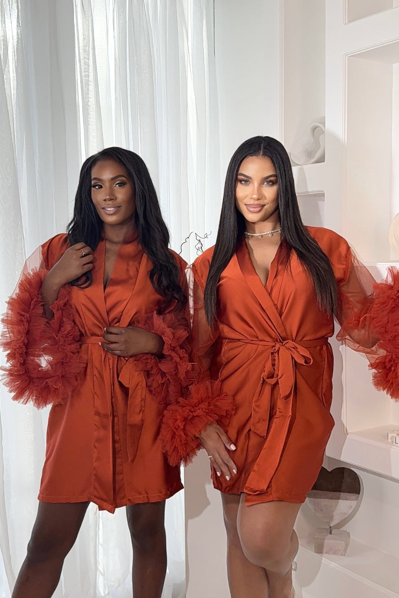 NOVA ROBE - Burnt Orange